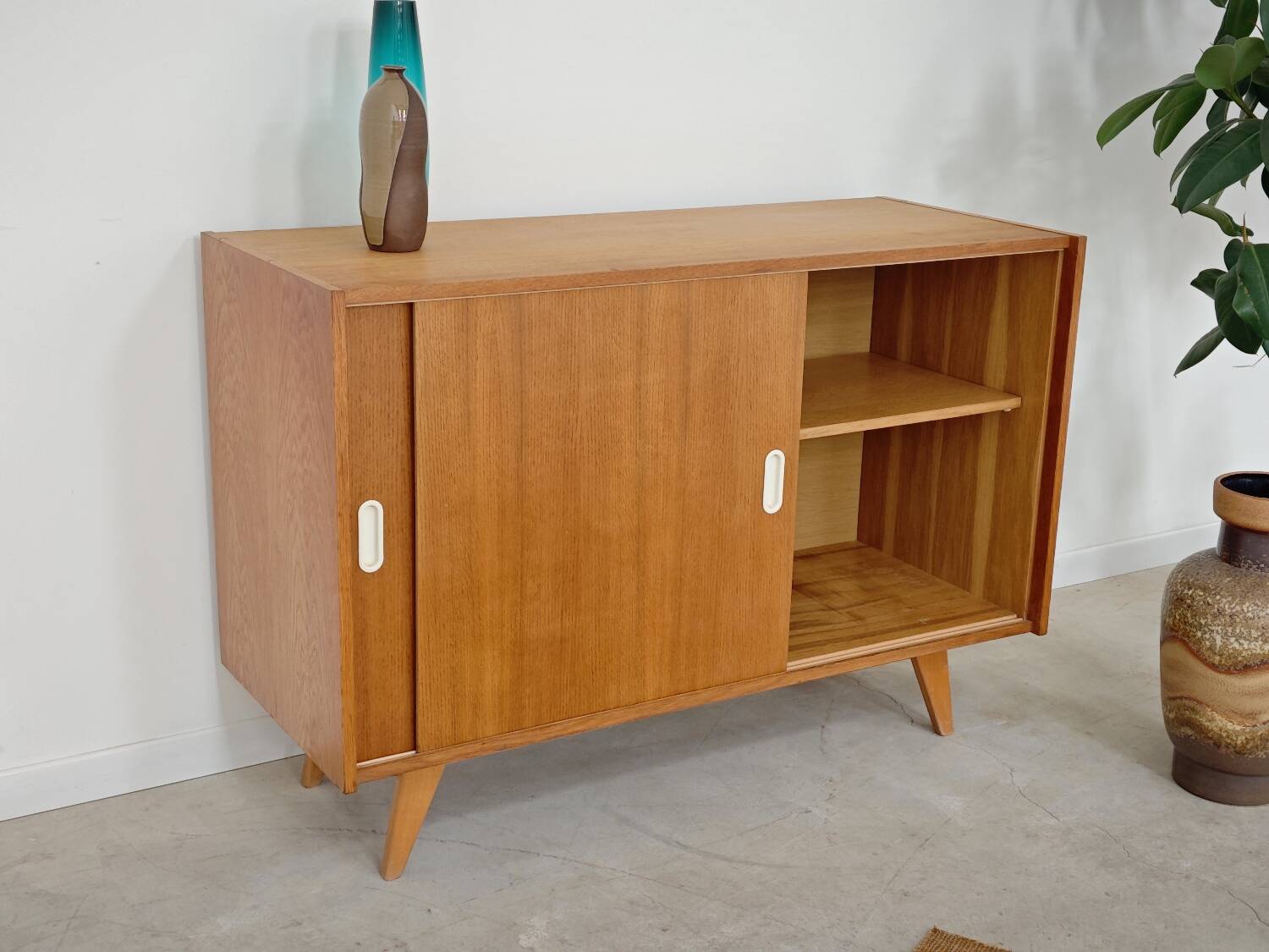 Buffet U 452 wooden furniture by Jiri Jiroutek for Interiér Praha 1960
