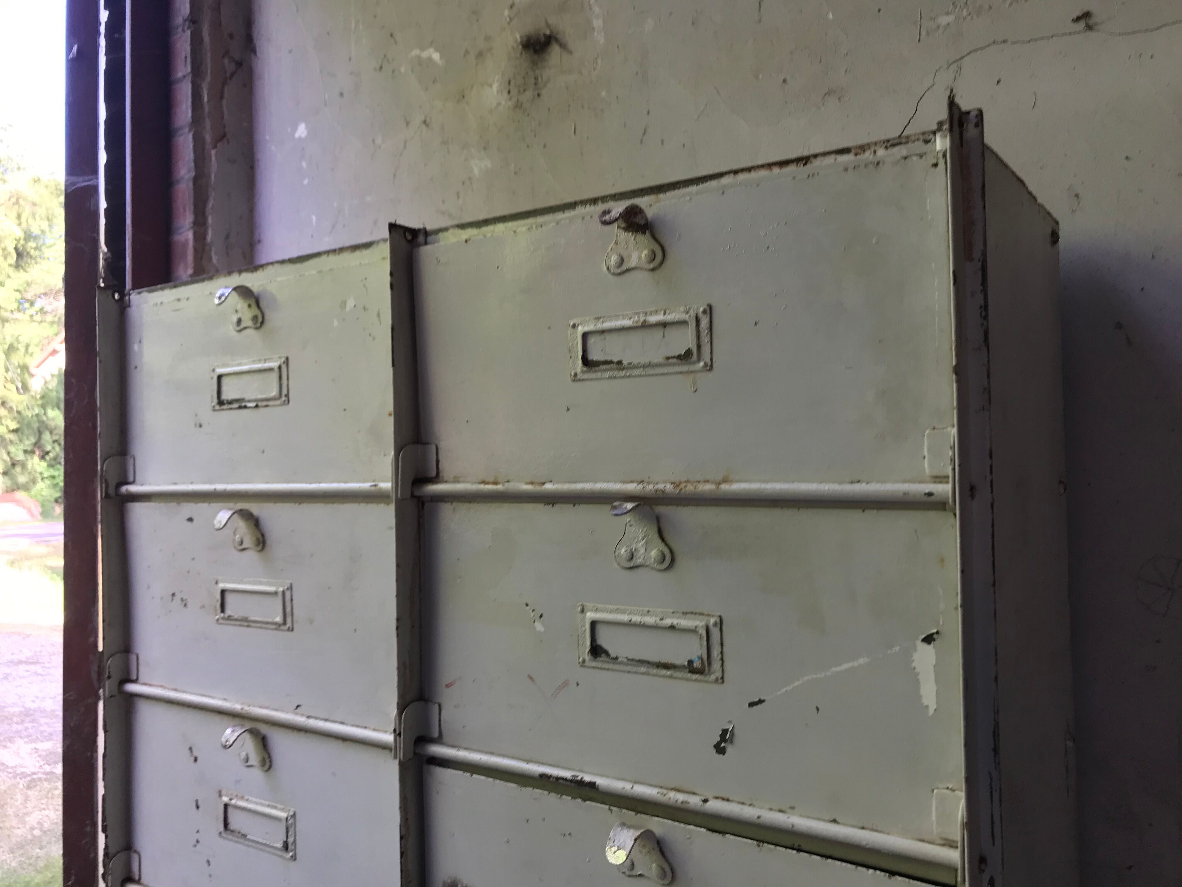 Antique clamshell Cabinet