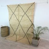 Handmade Moroccan Berber carpet 210 x 145 CM