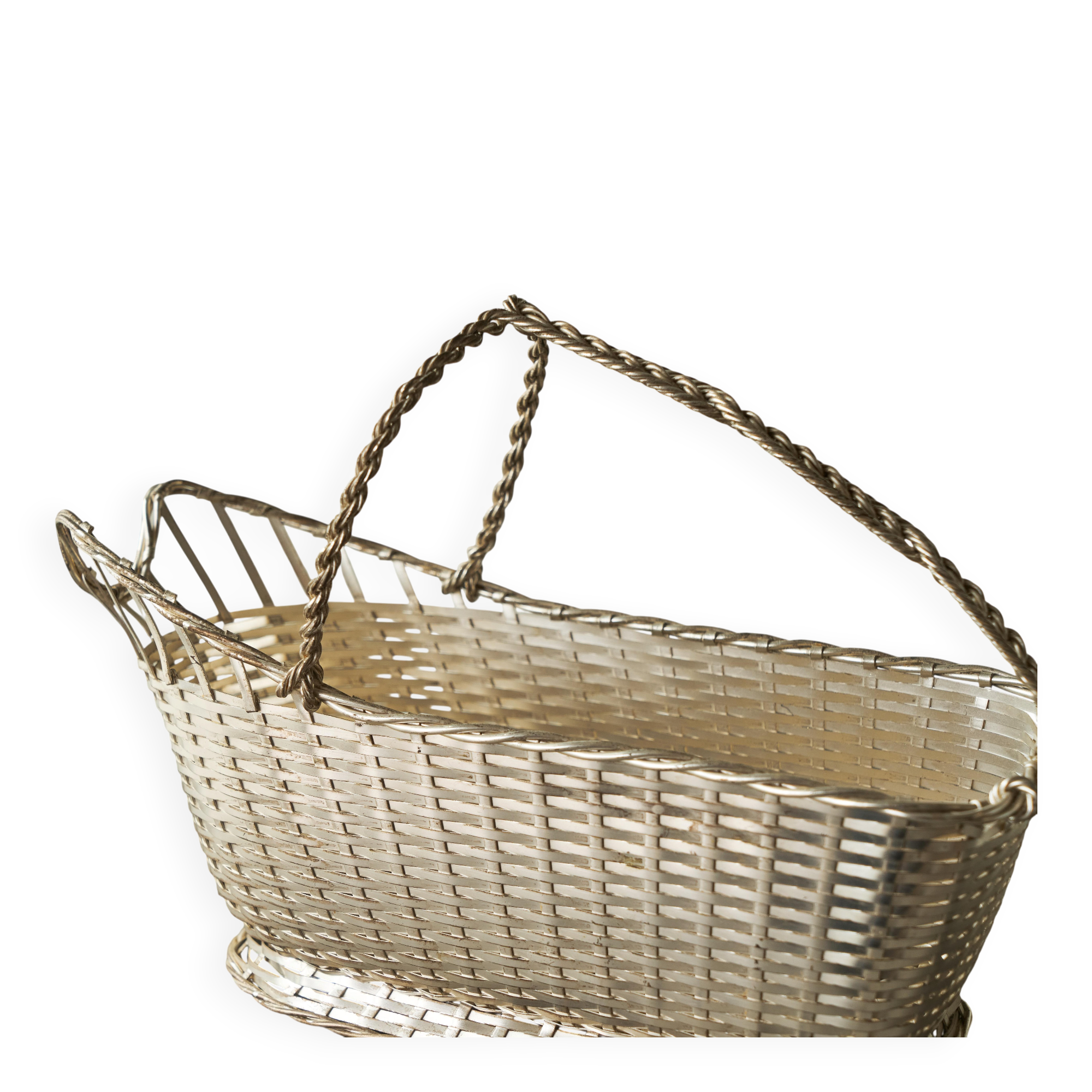 Lino Sabattini for Christofle, silver-plated bottle holder