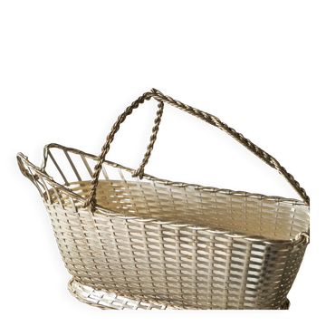 Lino Sabattini pour Christofle, porte-bouteille métal argenté