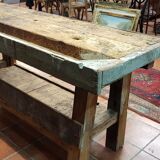 Établi d'ébeniste en bois