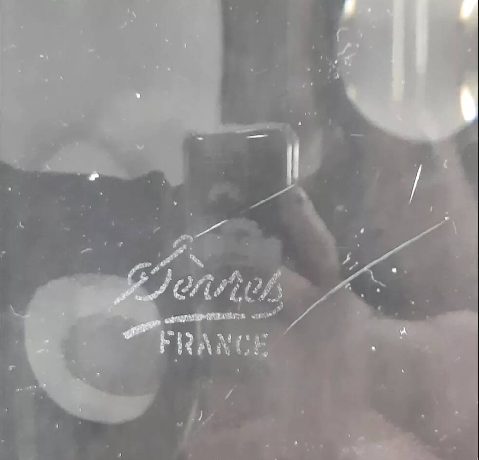 Cendrier cube Sèvres, vintage