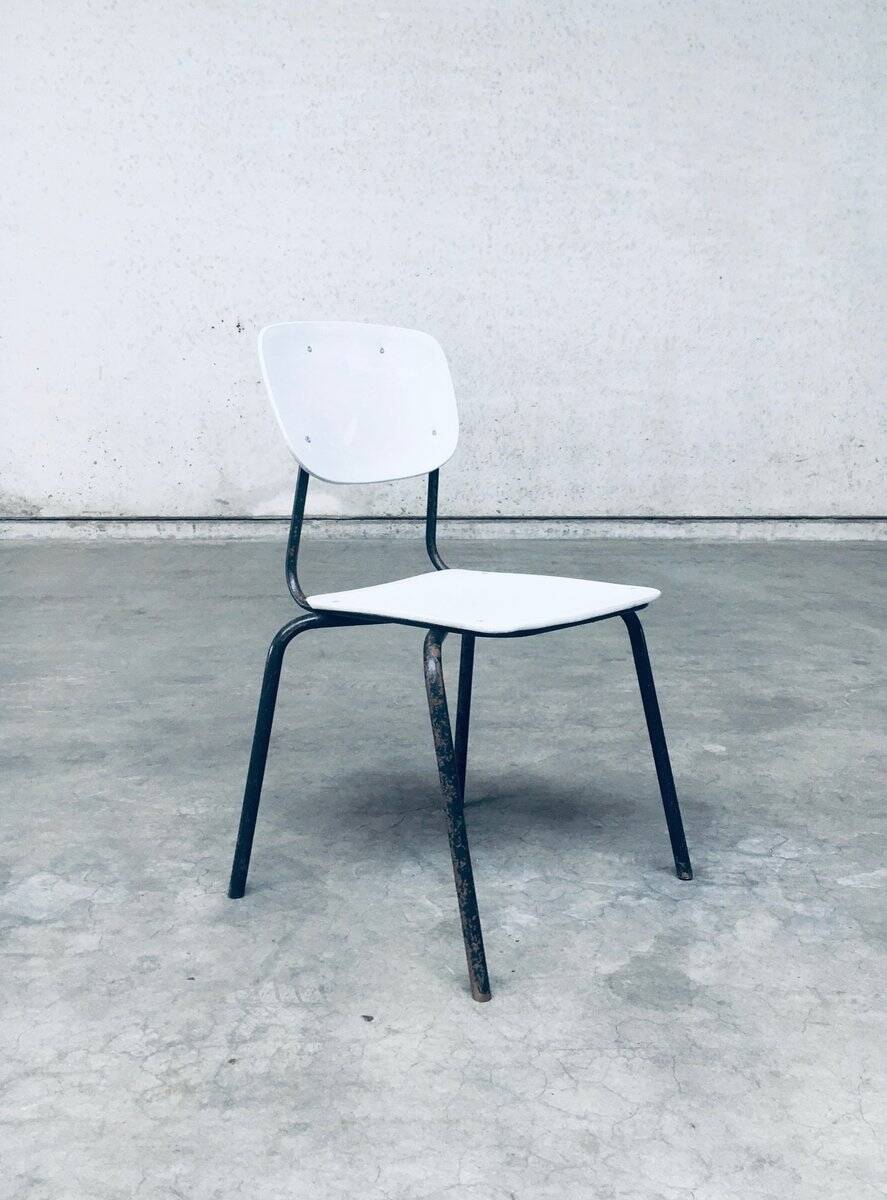 Industrial Dutch Stacking Chairs, 1960s, Set of 10