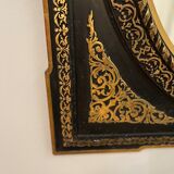 Miroir Napoléon 3 noir/doré - 97x118cm