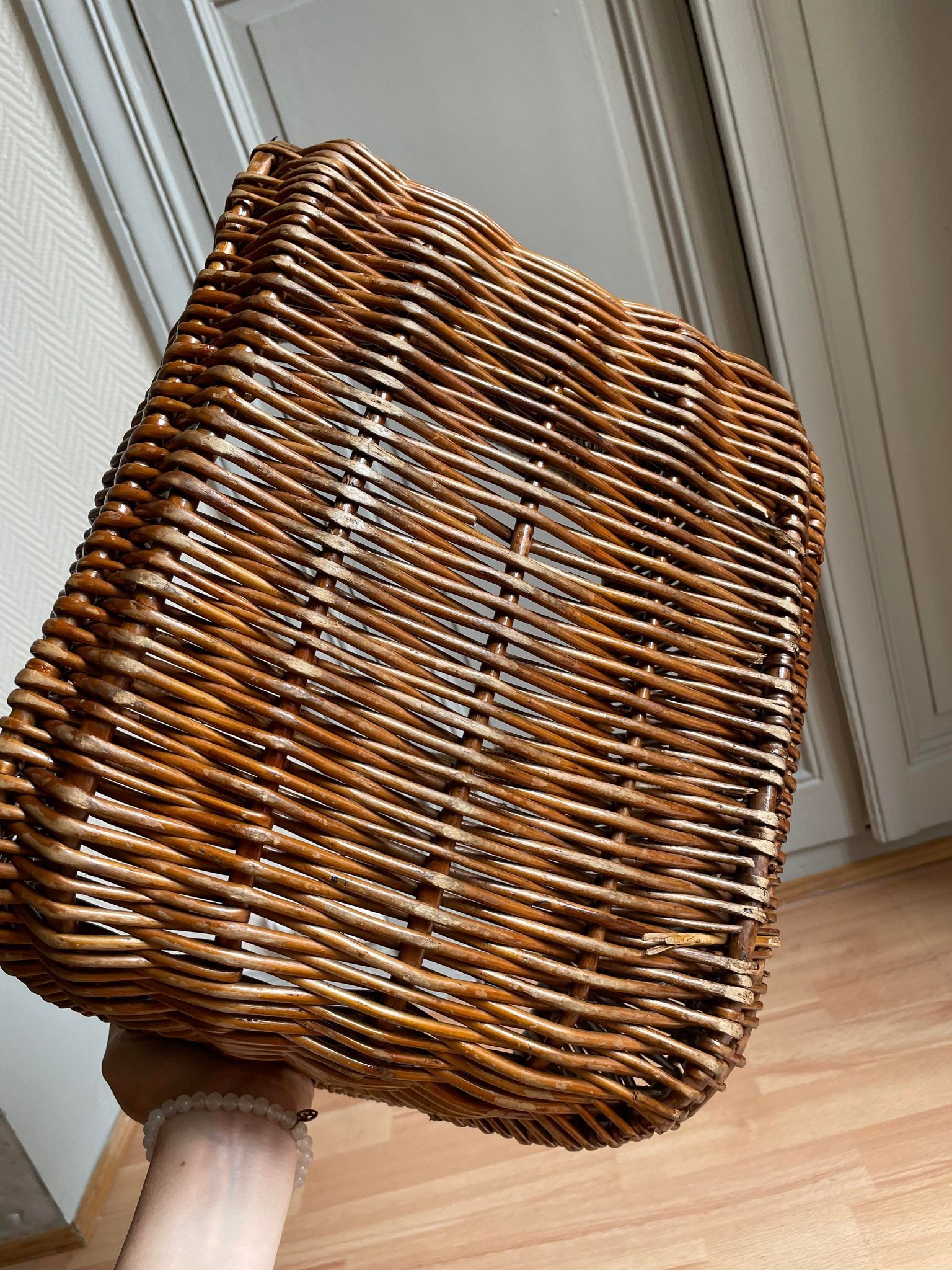 Beige brown basket