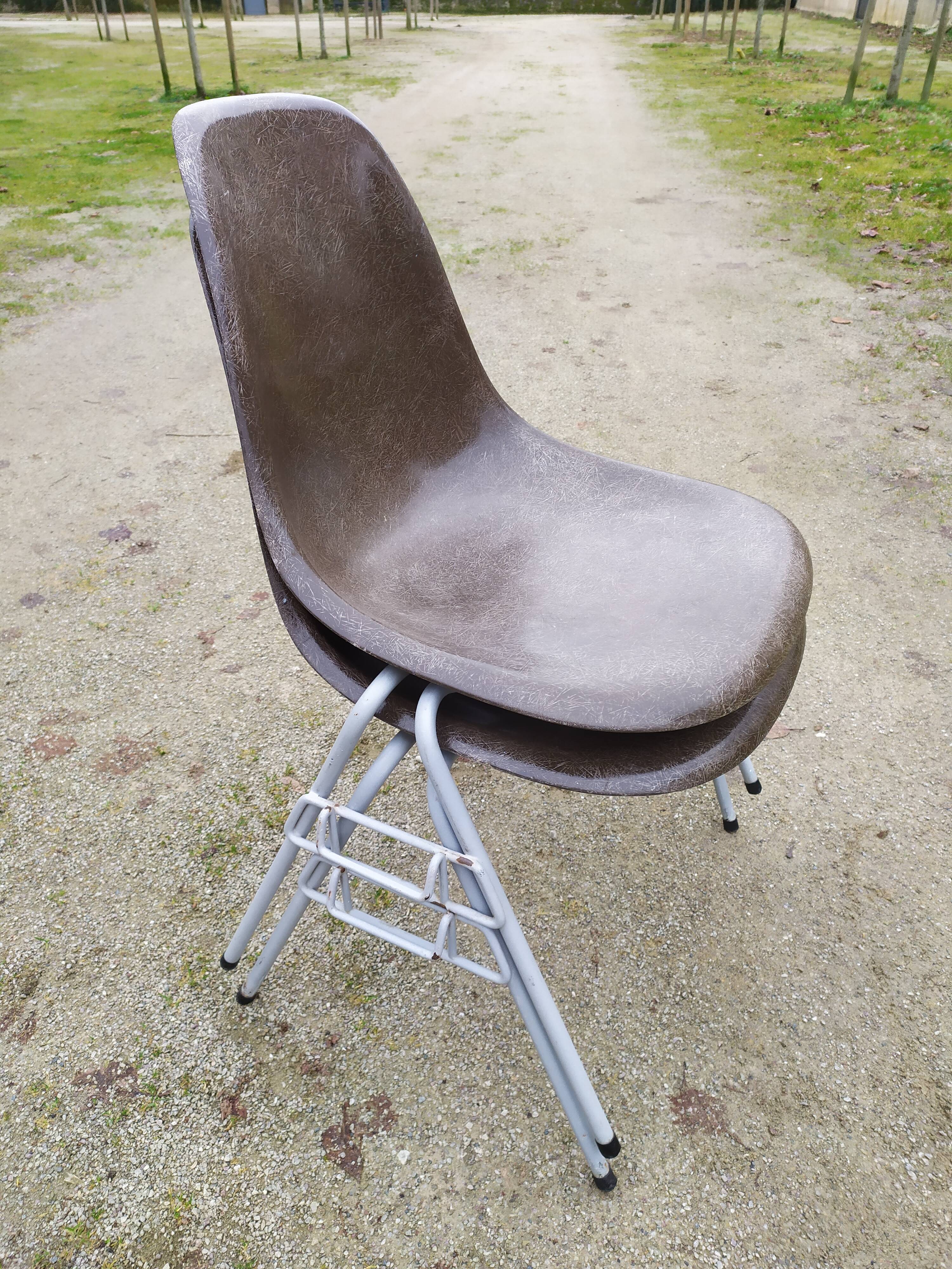 Charles and Ray Eames DSS chairs, Herman Miller, 50s-60s
