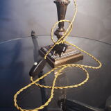 copper brass bronze lamp tulip ancient murano Italy very beautiful