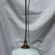 Vintage white opaline suspension lampshade