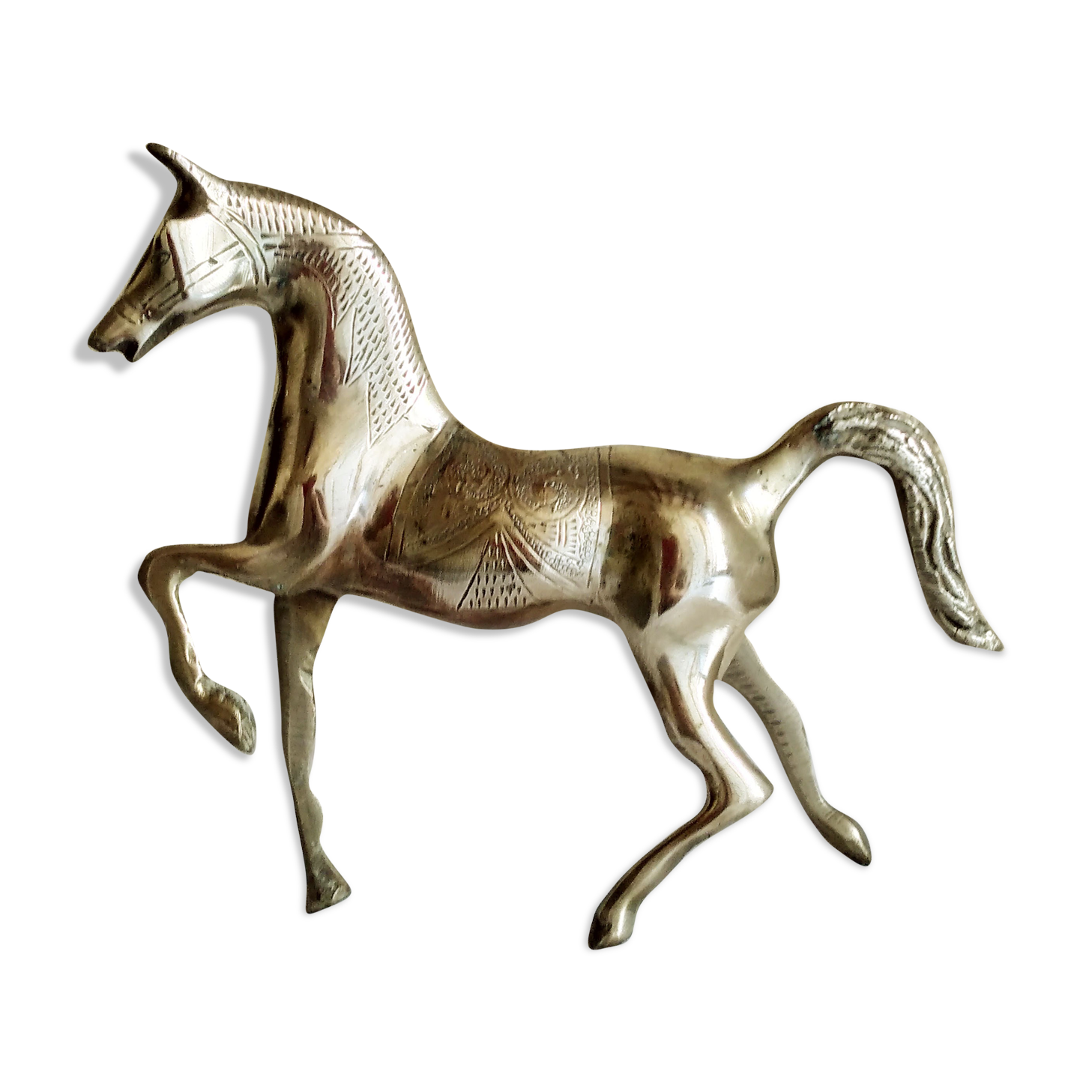 Brass horse