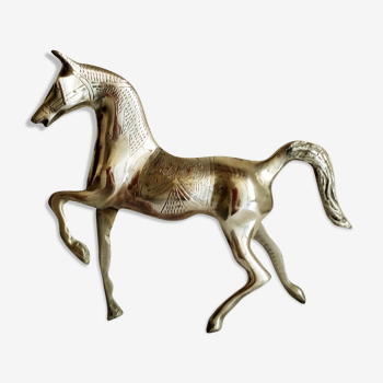 Brass horse