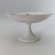 Footed Cup Servant in Limoges Porcelain Floral Decoration Gold Gilding