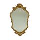 Classic Gold Leaf Mirror Crested Mirror Baroque Deknudt
