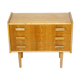 Oak chest of drawers, Sweden, 1960