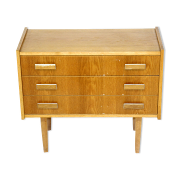 Oak chest of drawers, Sweden, 1960