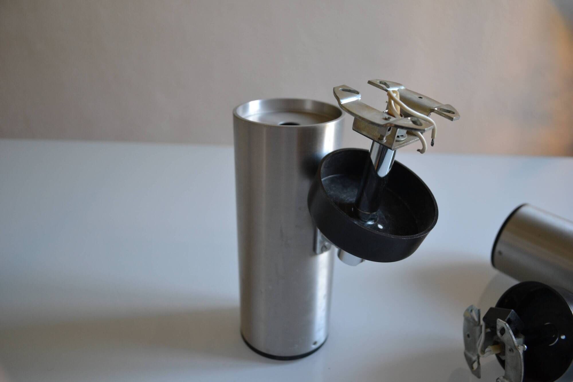 Staff leuchten pair of 1960s pipe wall lights