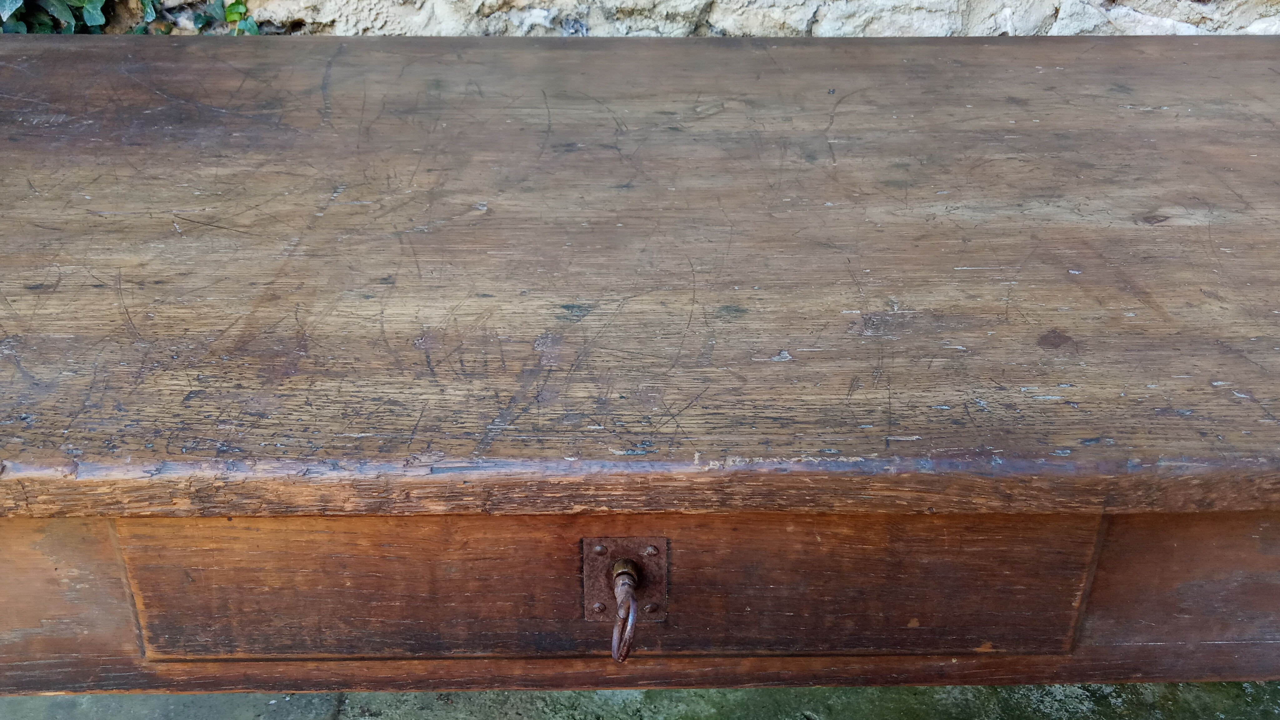 Farmhouse table 19th in oak