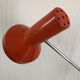 Lampadaire orange de gura leuchten 1960