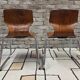 Pair of children's chairs Flötotto 1970s