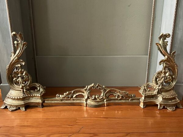 Garniture de cheminée bronze XIXe