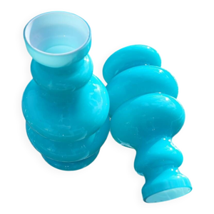 Paire d'abat-jours Space - opaline bleue