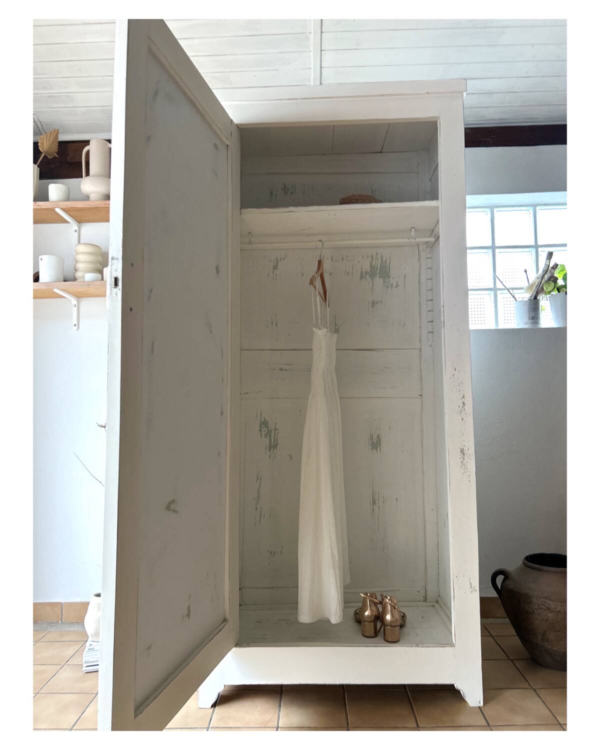 Patinated Parisian wardrobe