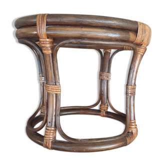 Rattan tabouret