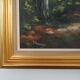 Peinture « The Forest Road », design scandinave, années 1970