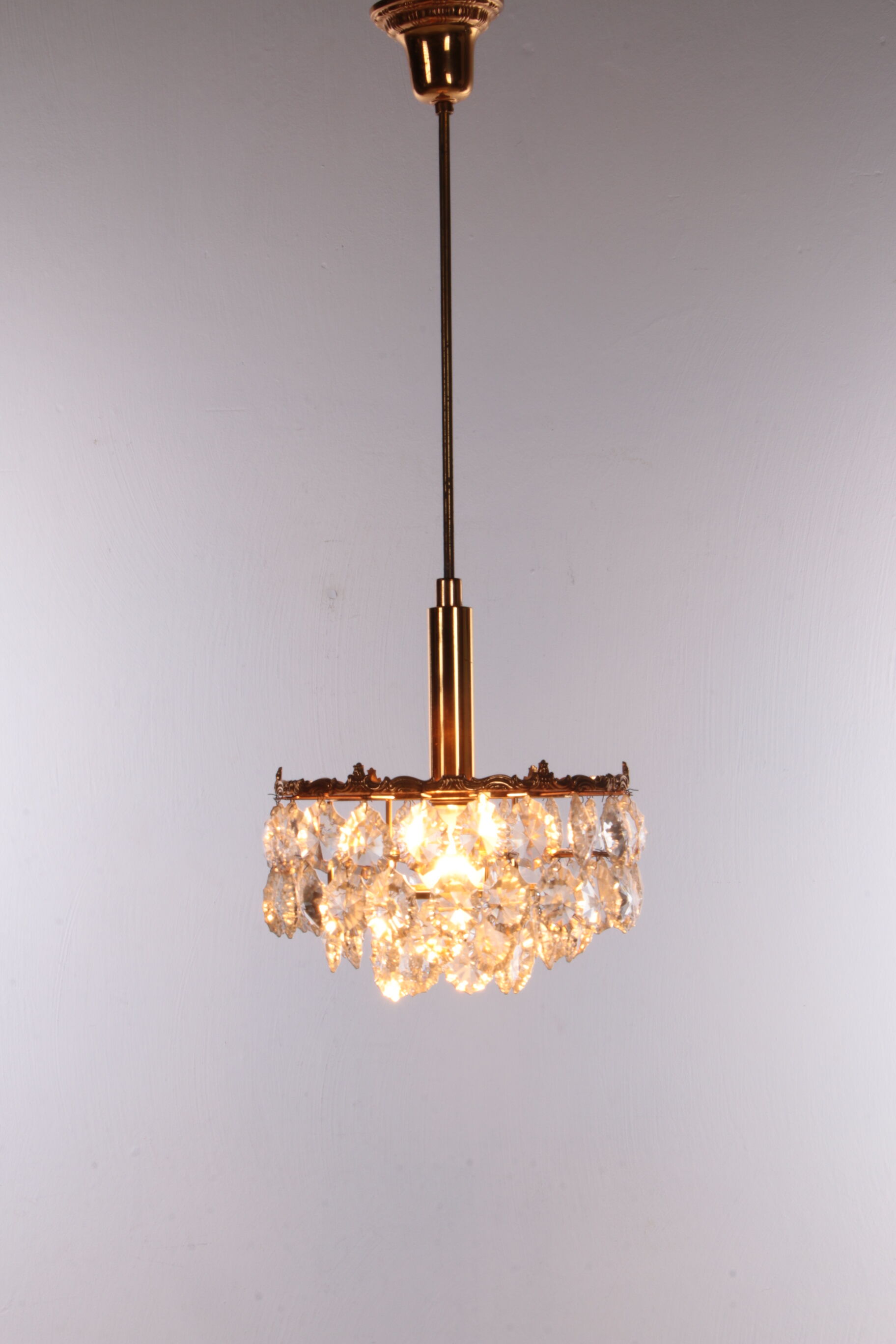 Vintage chandelier design by Christoph Palme,1960 Germany