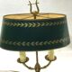 Bronze bouillotte lamp