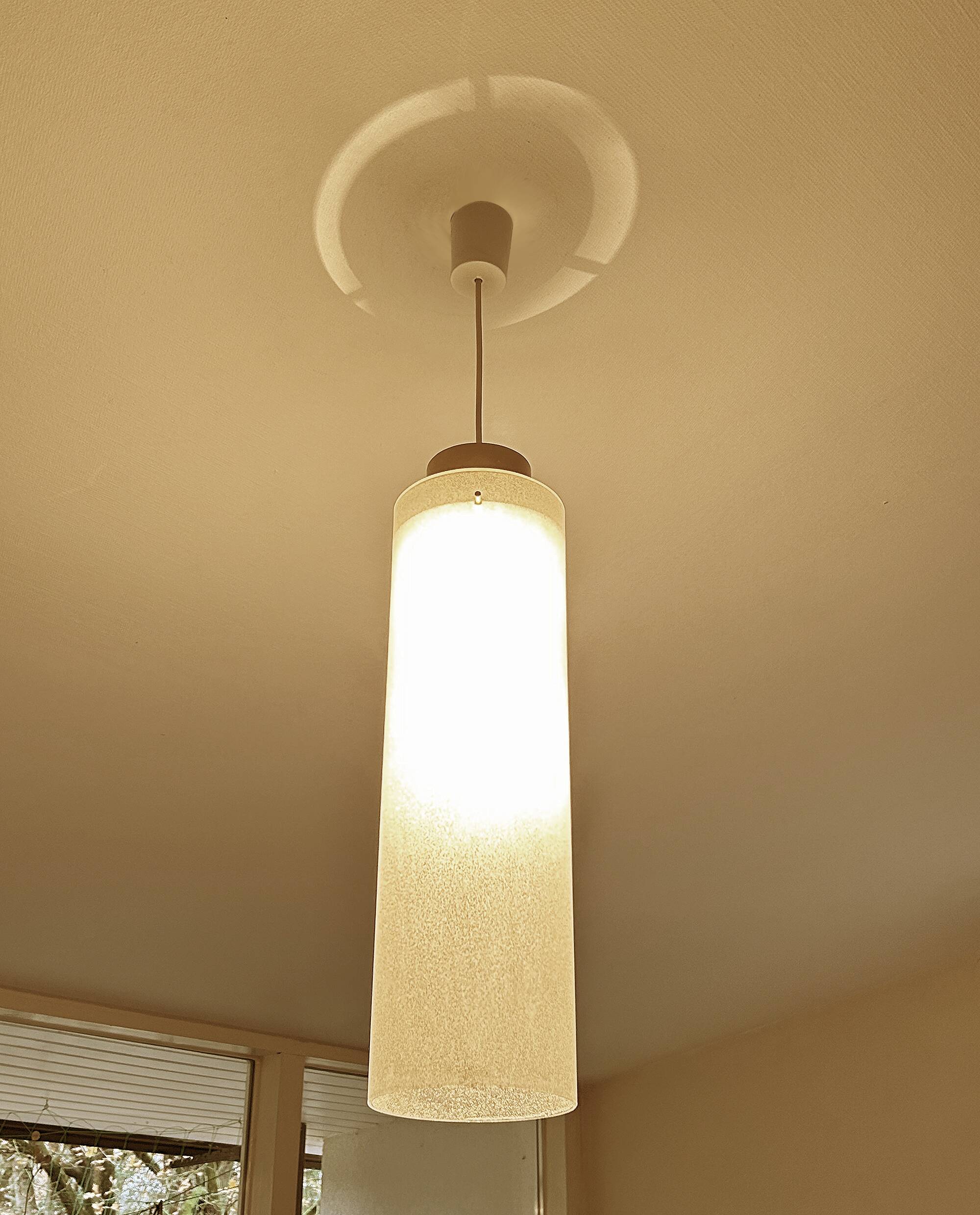 Large Italian Mid Century Pendant LIght
