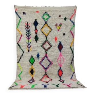 Tapis berbère mrirt en laine fait main 235 X 137 CM