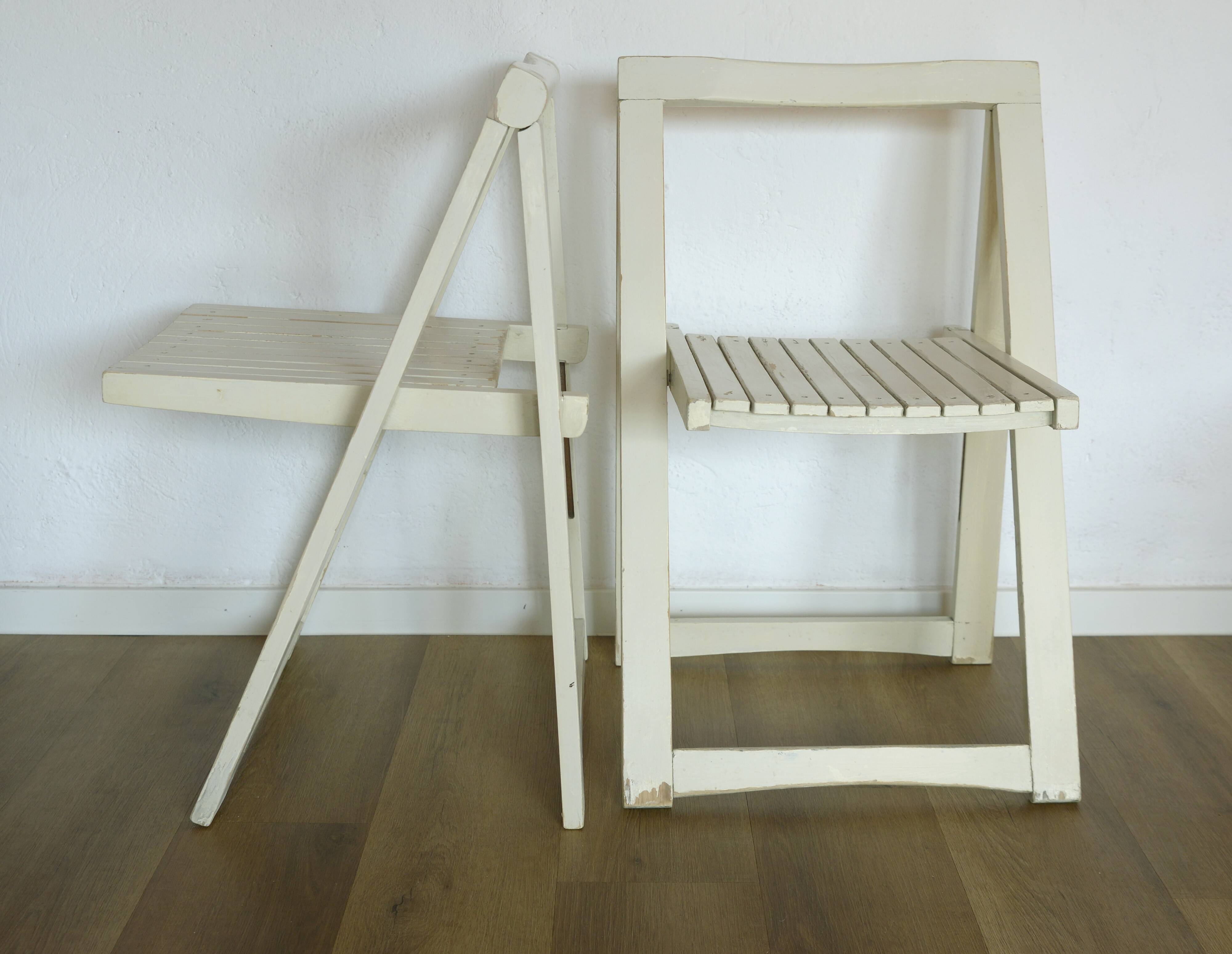 Set of 2 Trieste Folding Chairs Vintage from 1960's