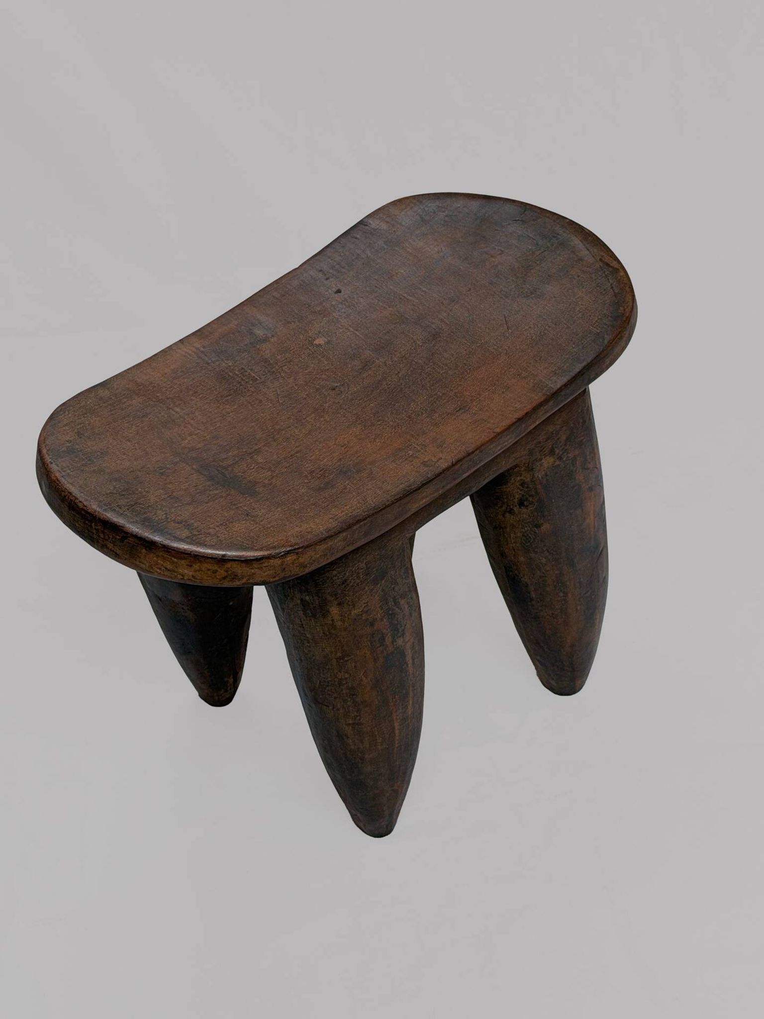 Large Senoufo stool in wood (Burkina Faso)