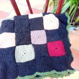 Vintage patchwork plaid