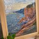 Cowez rocky coast marine painting
