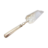 Art Deco silver metal pie shovel