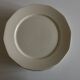 Set of 12 modernist ivory dinner plates in ironstone from 1940.