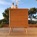 Vintage sideboard with compass feet