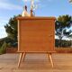 Vintage sideboard with compass feet