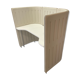 Alcove desk model Muffle by Okamura