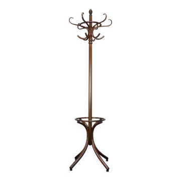 Porte-manteau Vintage TON en bois courbé, Tchécoslovaquie, vers 1970