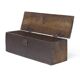 Antique 18th Century Six Plank Spanish Oak Chest