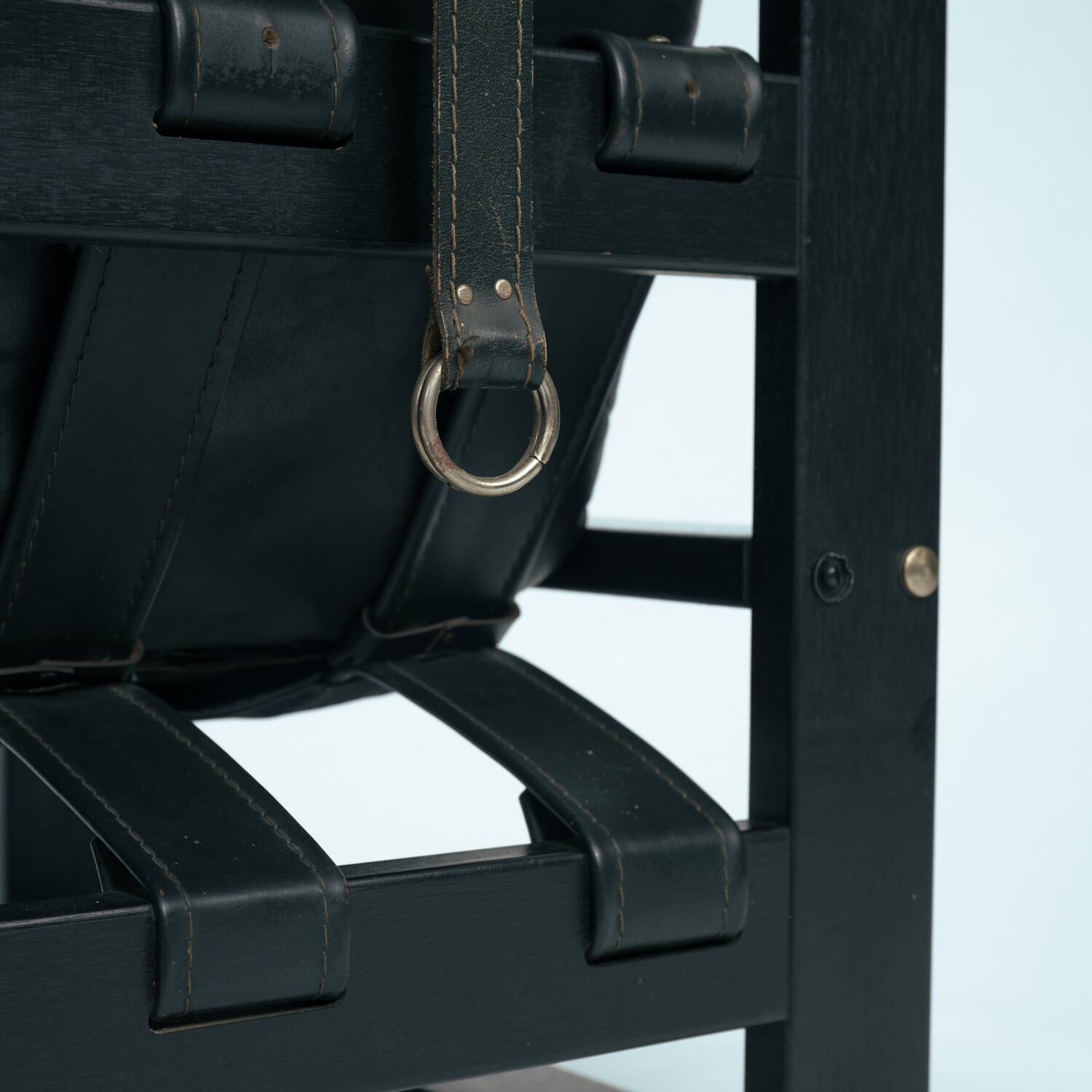 Chaises longues brutalistes avec repos-pieds de Sonja Wasseur, années 1970