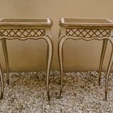 Pair of small tables 1900 in Louis xv style