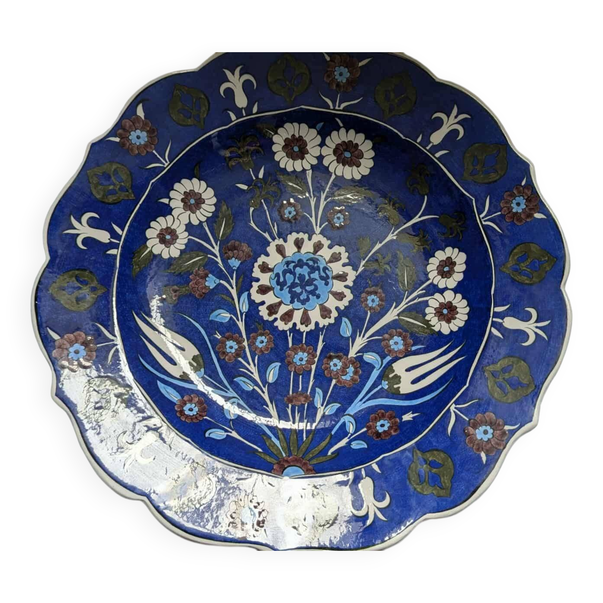 Assiette en céramique Iznik Classks