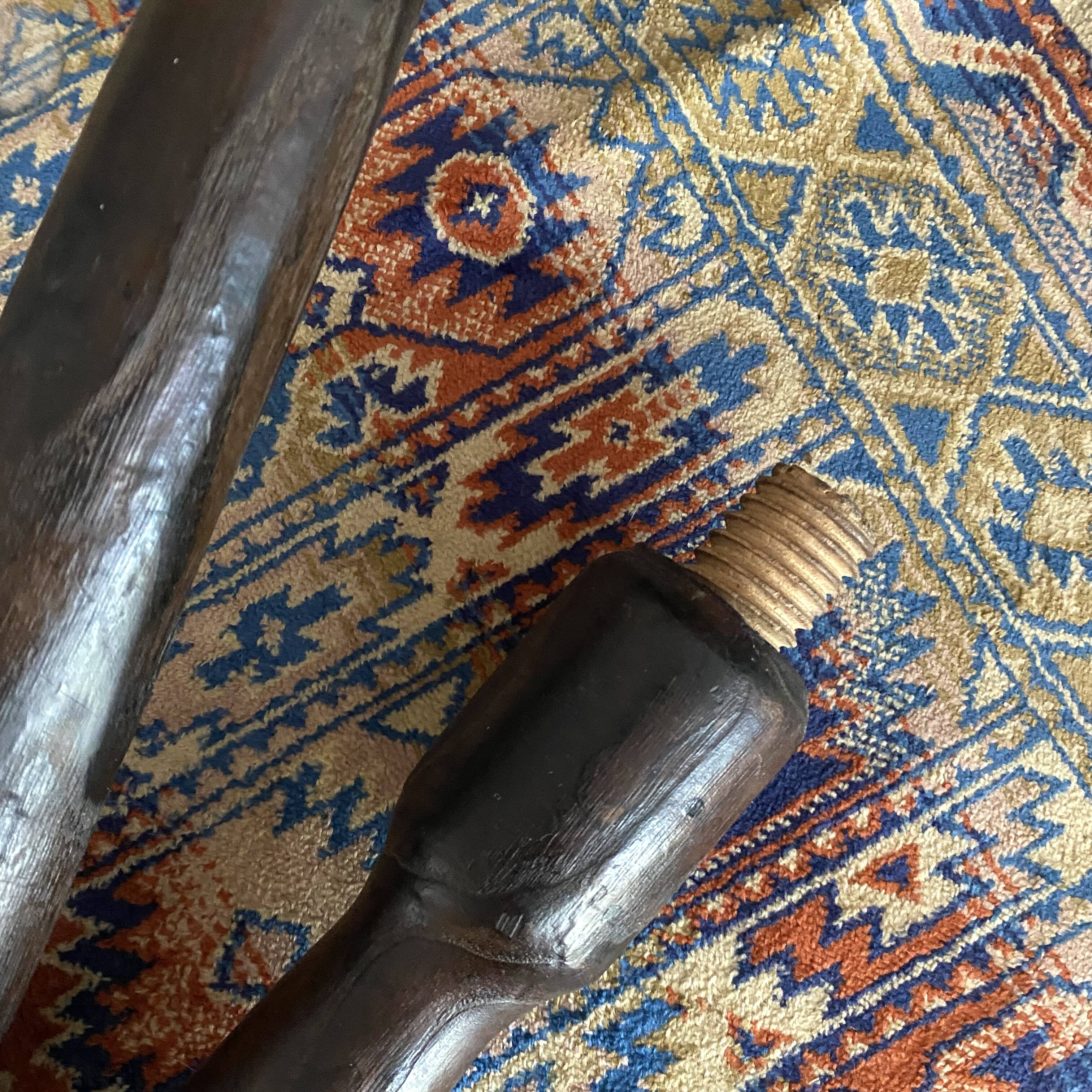 Wooden side table or bed end, Spain 1970