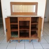Buffet bas avec miroir