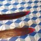 Paire de skis vintage en bois