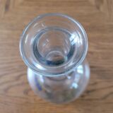 Carafe vintage verre peint AVIR